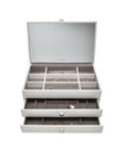 Boutique 2 Drawer Jewellery Box White - WARDROBE - Jewellery Storage - Soko and Co
