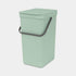 Brabantia 16L Sort & Go Kitchen Rubbish Bin Jade Green - KITCHEN - Bins - Soko and Co