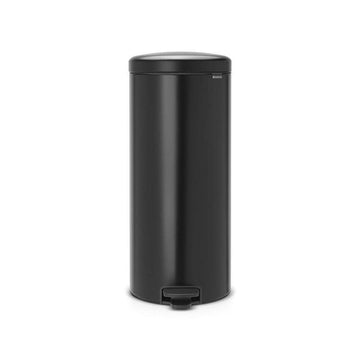 Brabantia 30L newICON Pedal Kitchen Rubbish Bin Matt Black