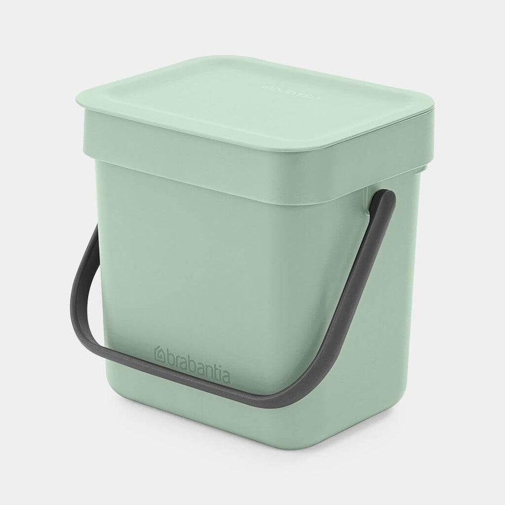 Brabantia 3L Sort & Go Kitchen Rubbish Bin Jade Green - KITCHEN - Bins - Soko and Co