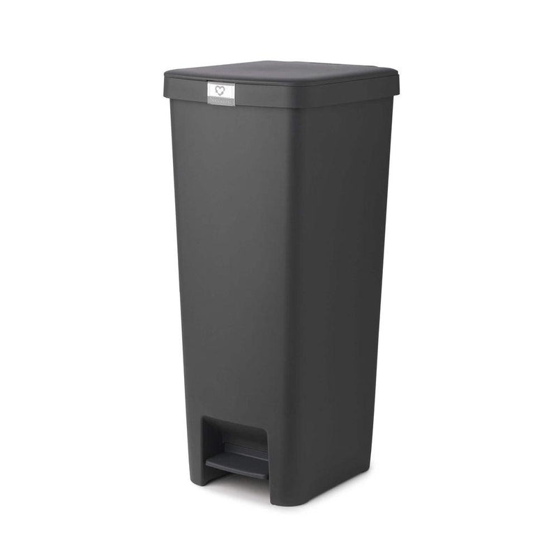 Brabantia 40L StepUp Pedal Kitchen Rubbish Bin Dark Grey