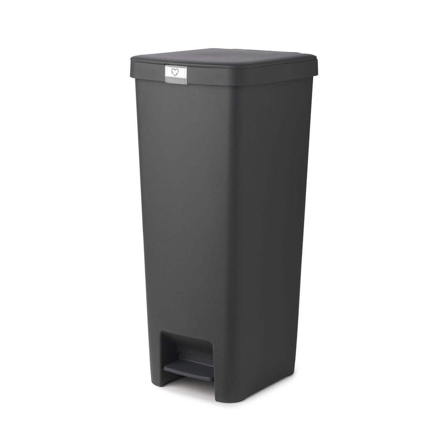 Brabantia 40L StepUp Pedal Kitchen Rubbish Bin Dark Grey