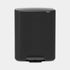 Brabantia Bo 30/30L Twin Pedal Kitchen Rubbish Bin Matte Black - KITCHEN - Bins - Soko and Co