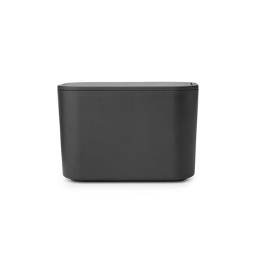 Brabantia Mindset Slim Bathroom Bin Dark Grey