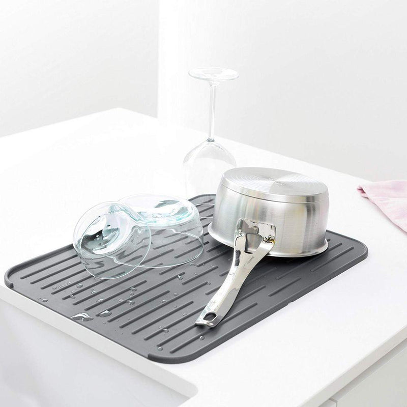 Brabantia Silicone Dish Drying Mat Dark Grey