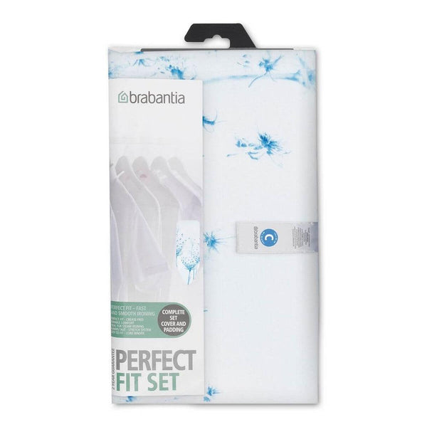 Brabantia Size C Ironing Board Cover & Foam Underlay Cotton Flower