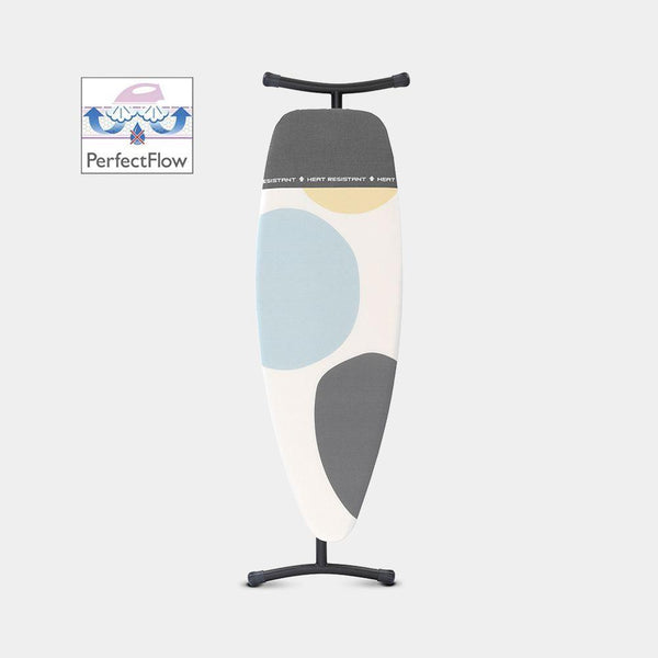 Brabantia Size D Ironing Board with Heat Resistant Pad Spring Bubbles