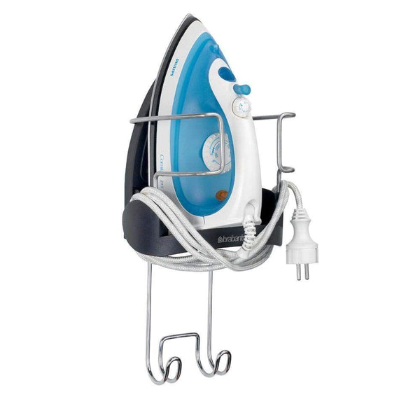 Brabantia Steam Iron & Ironing Board Holder Black