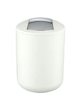 Brasil 2L Rubbish Bin White - BATHROOM - Bins - Soko and Co