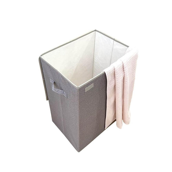 Collapsible Laundry Hamper Textured Grey