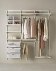 Elfa Classic Wardrobe Storage Solution W: 180 White - ELFA - Ready Made Solutions - Soko and Co