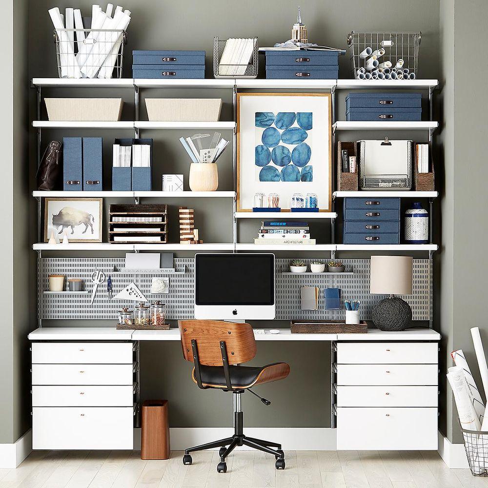 Elfa Decor Drawer Front W: 60 2 Runner White - ELFA - Gliding Drawers and Racks - Soko and Co