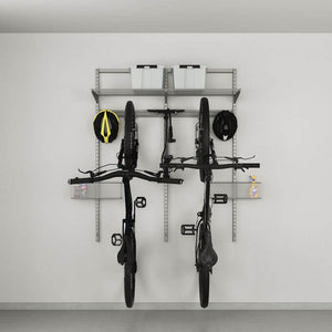 Elfa Garage Deluxe Bike Storage Solution W: 120 White - ELFA - Ready Made Solutions - Soko and Co
