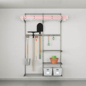 Elfa Garage Garden Tool Storage Solution W: 120 White - ELFA - Ready Made Solutions - Soko and Co