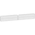 Elfa Low Centre Storing Board White - ELFA - Storage Track and Storing Board - Soko and Co