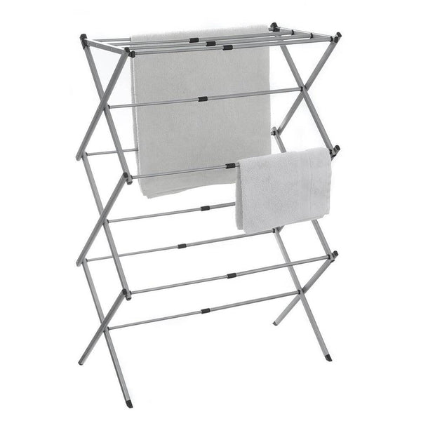 Expandable Concertina Clothes Airer Grey
