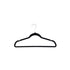 Flocked Coat Hangers with Bar 20 Pack Black - WARDROBE - Clothes Hangers - Soko and Co