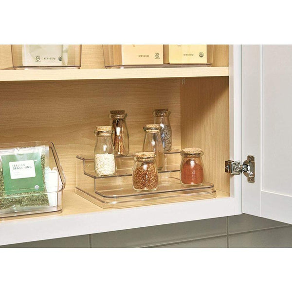 iDesign Crisp 3 Tier Pantry Shelf Clear