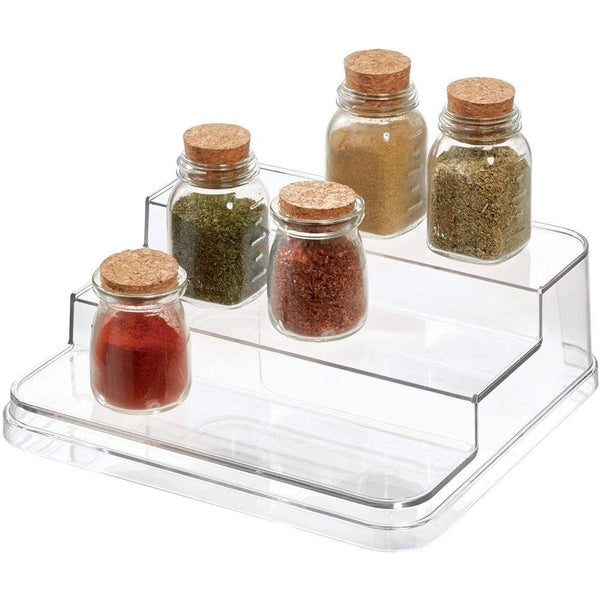 iDesign Crisp 3 Tier Pantry Shelf Clear