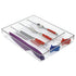 iDesign Linus Acrylic 5 Compartment Cutlery Tray - KITCHEN - Cutlery Trays - Soko and Co
