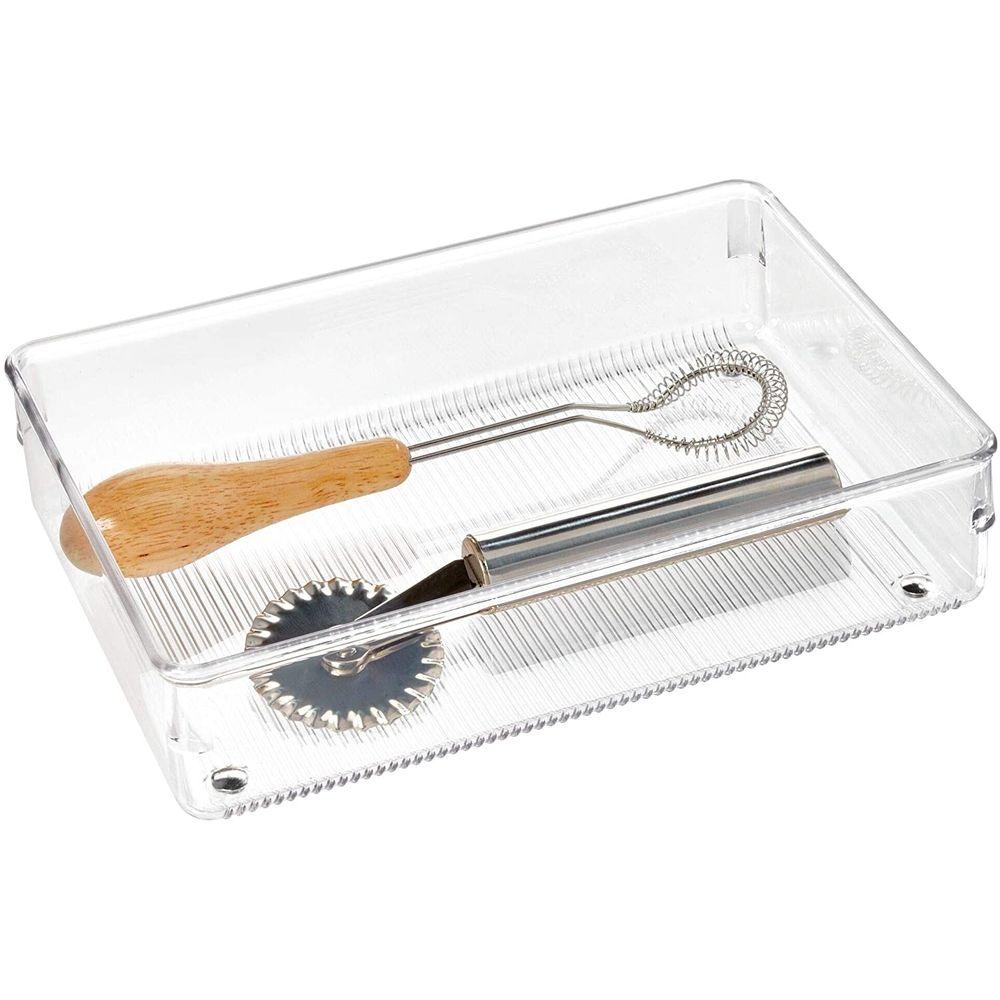 iDesign Linus Small Wide Drawer Organiser - KITCHEN - Cutlery Trays - Soko and Co