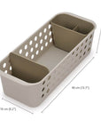 Joseph Joseph EasyStore Slimline Bathroom Storage Basket Ecru - BATHROOM - Squeegees and Cleaning - Soko and Co