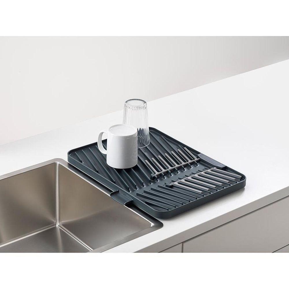 Joseph Joseph Flip Up Draining Board Grey - KITCHEN - Dish Racks and Mats - Soko and Co