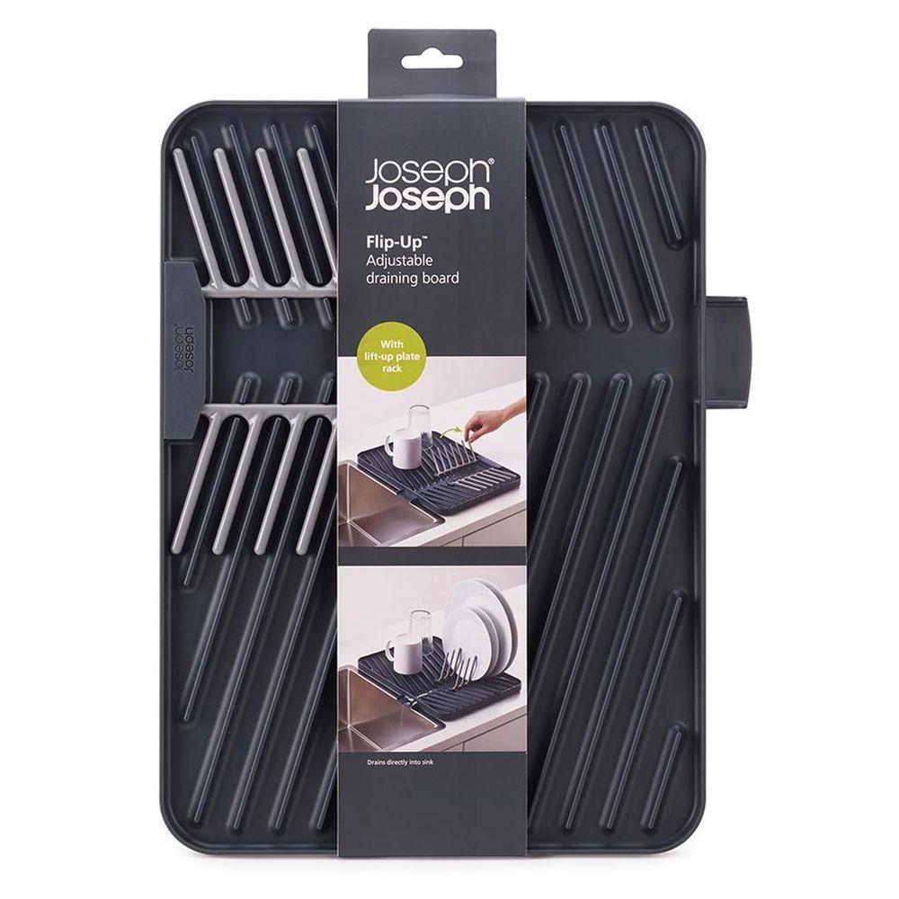 Joseph Joseph Flip Up Draining Board Grey - KITCHEN - Dish Racks and Mats - Soko and Co