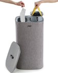 Joseph Joseph Tota 60L Twin Laundry Hamper Grey - LAUNDRY - Hampers - Soko and Co