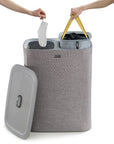 Joseph Joseph Tota 90L Twin Laundry Hamper Grey - LAUNDRY - Hampers - Soko and Co