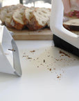 Kitchen Benchtop Dustpan & Brush White - KITCHEN - Bench - Soko and Co