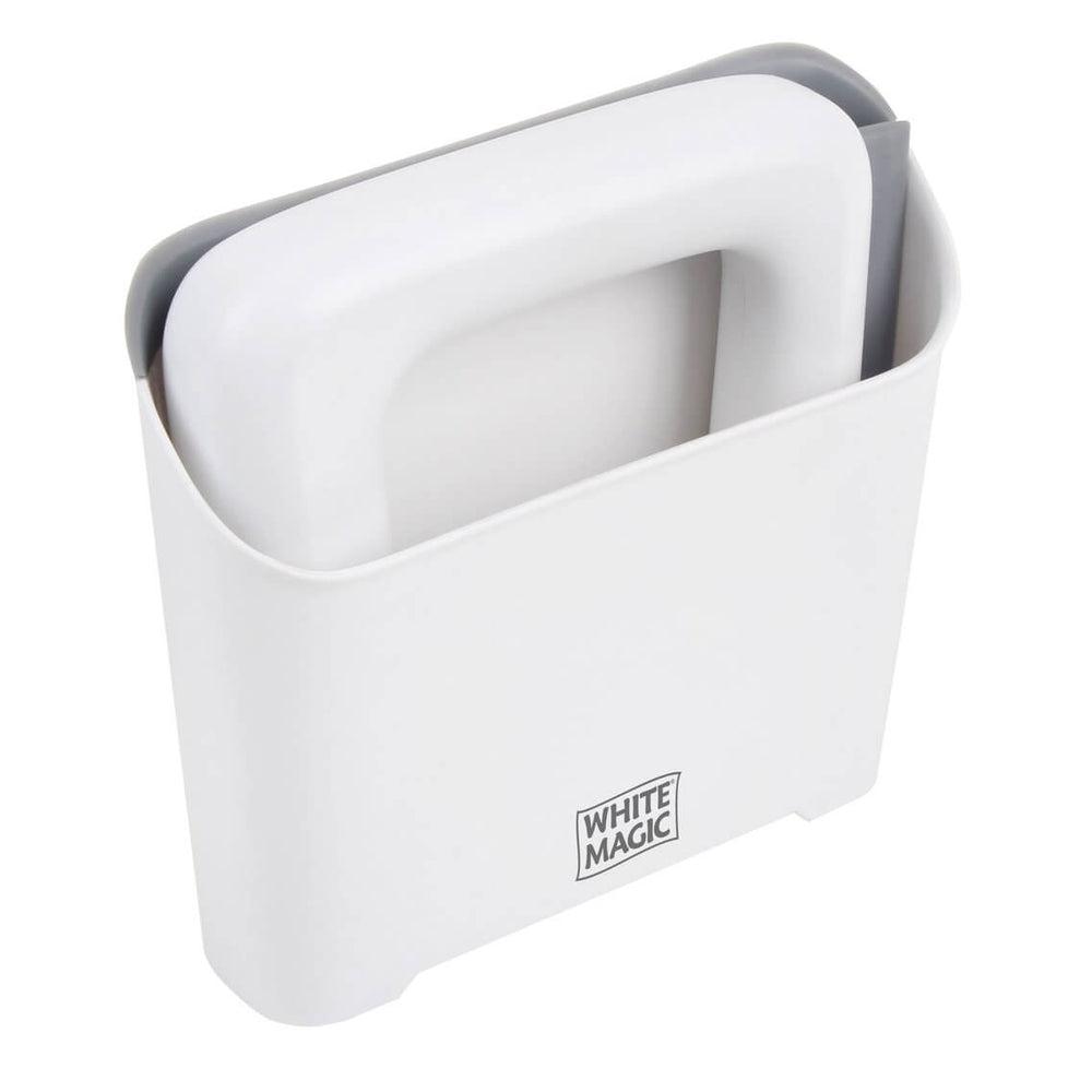 Kitchen Benchtop Dustpan &amp; Brush White - KITCHEN - Bench - Soko and Co