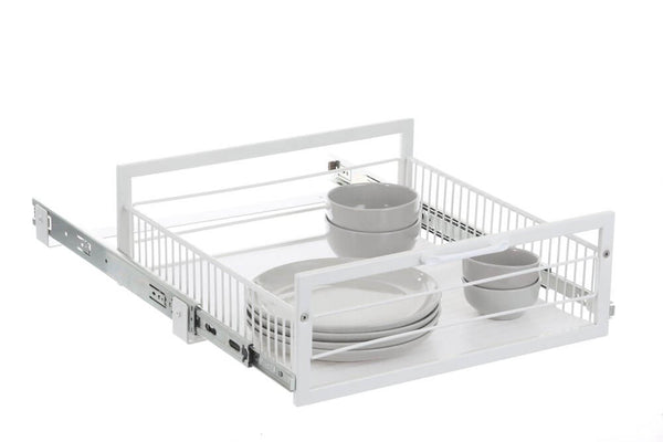 Large Pull Out Pantry Drawer White