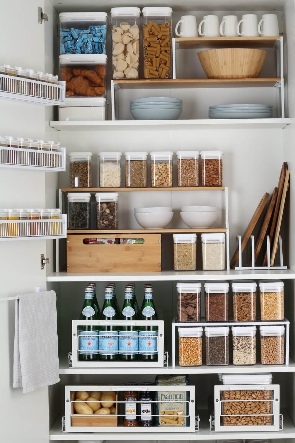 Large Pull Out Pantry Drawer White - KITCHEN - Shelves and Racks - Soko and Co