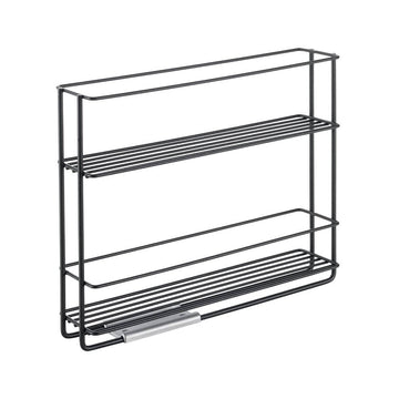 Lava 2 Tier Pull-Out Spice Rack Matte Black