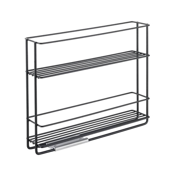 Lava 2 Tier Pull-Out Spice Rack Matte Black