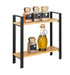 Lou 2 Tier Bamboo Kitchen & Pantry Shelf - KITCHEN - Shelves and Racks - Soko and Co