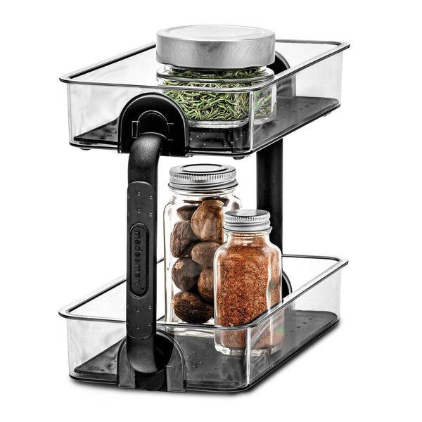 Madesmart 2 Tier Freestanding Spice Rack Carbon