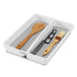 Madesmart Mini 2 Compartment Grip Base Utensil Tray White - KITCHEN - Cutlery Trays - Soko and Co