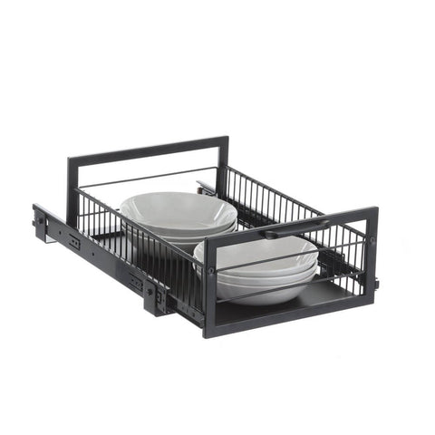 Medium Pull Out Pantry Drawer Black