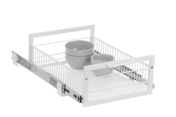 Medium Pull Out Pantry Drawer White