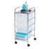 Messina 4 Drawer Storage Trolley Chrome - HOME STORAGE - Storage Trolleys - Soko and Co