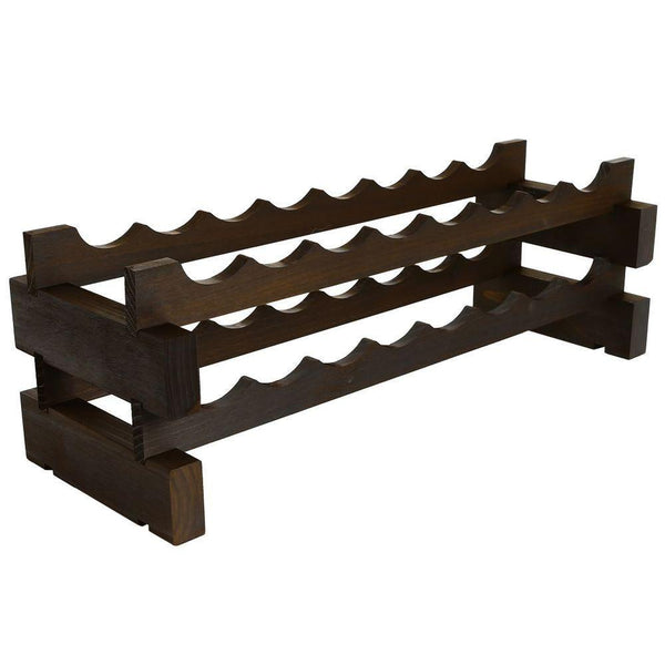 Modularack 16 Bottle Stackable Wine Rack Matte Stain