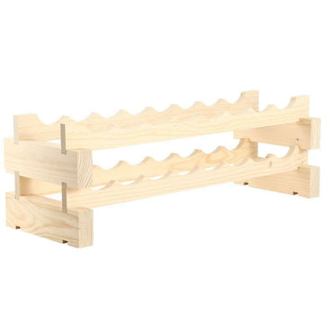 Modularack 16 Bottle Stackable Wine Rack Natural