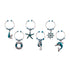 Nautical Wine Glass Charms 6 Pack - WINE - Barware and Accessories - Soko and Co