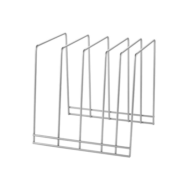 Nevada 5 Section Chopping Board Holder Silver