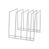 Nevada 5 Section Chopping Board Holder Silver - KITCHEN - Shelves and Racks - Soko and Co