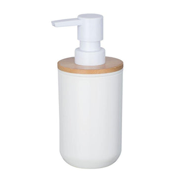 Posa Soap Dispenser White & Bamboo