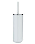Posa Toilet Brush White & Chrome - BATHROOM - Toilet Brushes - Soko and Co