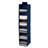 Prime 6 Compartment Wide Hanging Wardrobe Organiser Blue - WARDROBE - Storage - Soko and Co